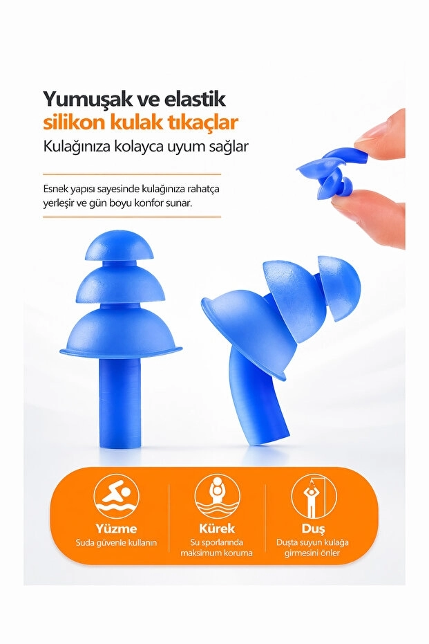 Toptan%20Silikon%20Kulak%20ve%20Burun%20Tıkacı%20Seti%20|%20Yüzücü%20Su%20Koruyucu%20Aparat