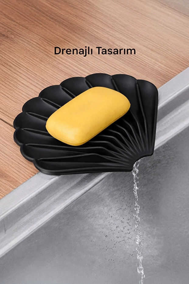 Toptan%20Kaymaz%20İstiridye%20Şekilli%20Silikon%20Sabunluk%20|%20Sabun%20Tutucu