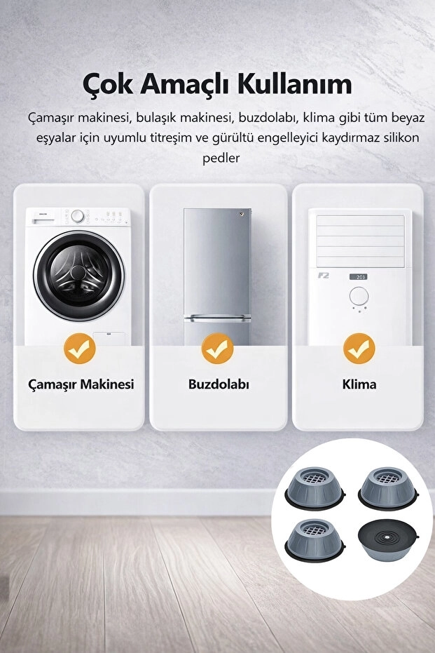Toptan%20Beyaz%20Eşya%20Altlığı%20|%20Titreşim%20Önleyici%20Kaydırmaz%20Vantuzlu%20Koruyucu%204’lü%20Set