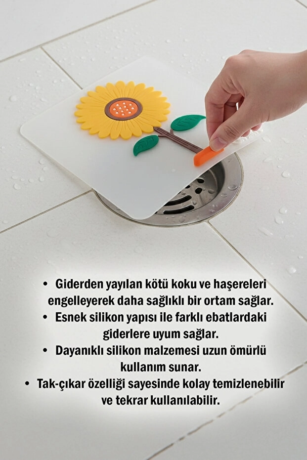 Toptan%20Ay%20Çiçeği%20Gider%20Koku%20Önleyici%20|%20Silikon%20Lavabo%20ve%20Zemin%20Gider%20Matı
