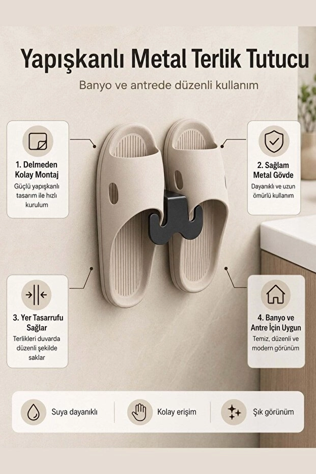 Toptan%203M%20Yapışkanlı%20Terlik%20Askısı%20|%20Banyo%20Ayakkabı%20Tutucu