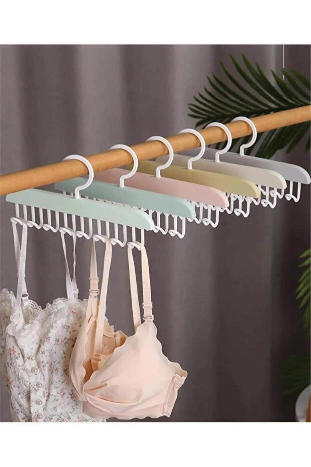 Toptan%208%20Kancalı%20Çok%20Amaçlı%20Yapışkanlı%20Askı%20|%20Mutfak%20ve%20Banyo%20Dolap%20İçi%20Askılık