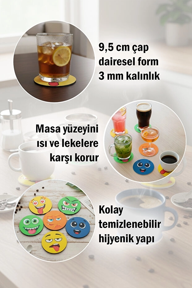 Toptan%20Emoji%20Desenli%20Bardak%20Altlığı%20|%206’lı%20Ahşap%20Bardak%20Altlığı%20Seti