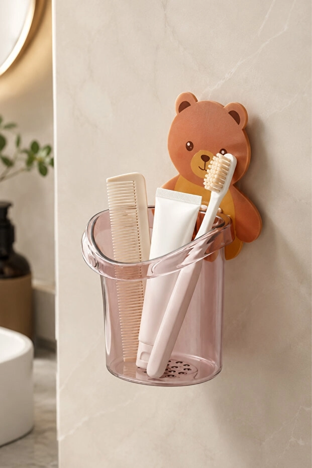 Toptan%20Ayıcık%20Desenli%20Kendinden%20Yapışkanlı%20Banyo%20Organizeri%20|%20Pratik%20Duvar%20Düzenleyici