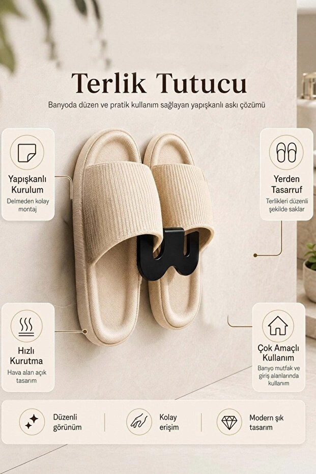 Toptan%203M%20Yapışkanlı%20Terlik%20Askısı%20|%20Banyo%20Ayakkabı%20Tutucu