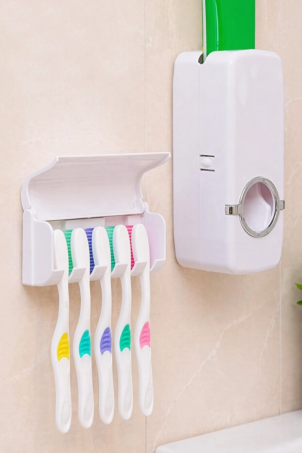 Toptan%20Diş%20Macunu%20ve%20Fırça%20Tutucu%20|%20Duvar%20Tipi%20Yapışkanlı%20Banyo%20Organizer