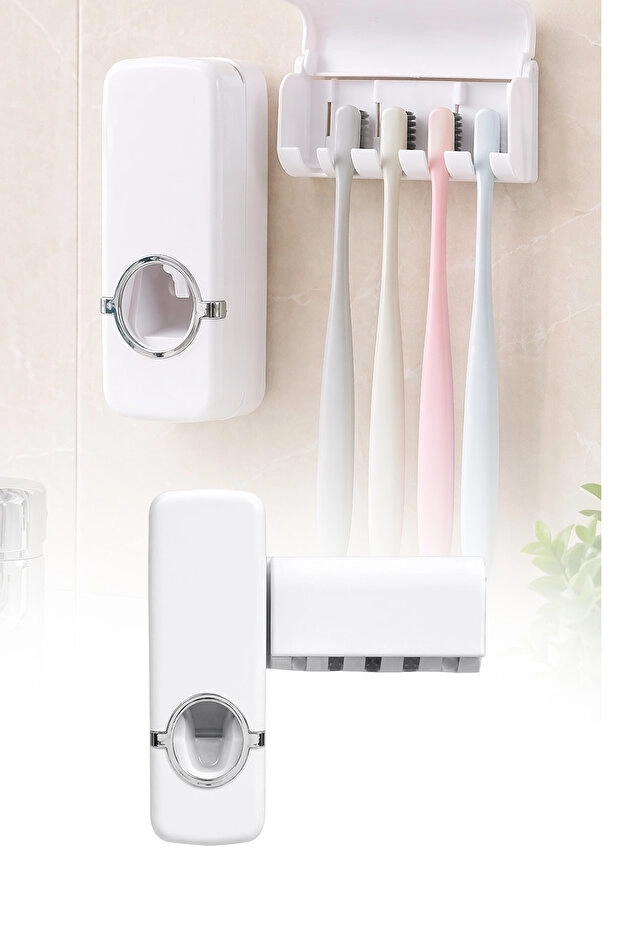 Toptan%20Diş%20Macunu%20ve%20Fırça%20Tutucu%20|%20Duvar%20Tipi%20Yapışkanlı%20Banyo%20Organizer