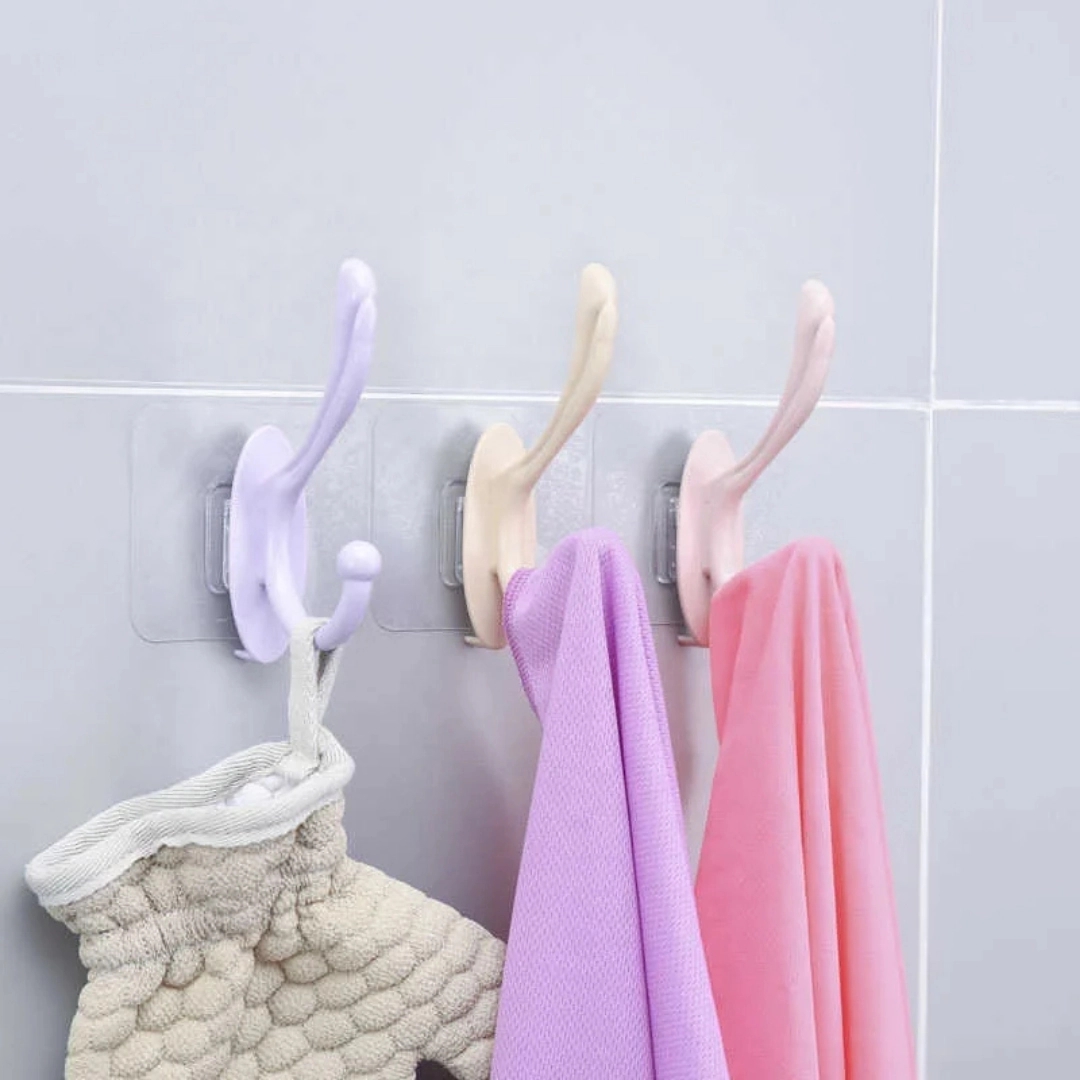Toptan%20Şeffaf%20Yapışkanlı%206’lı%20Renkli%20Askı%20Seti%20|%20Delmeden%20Duvar%20Askılığı