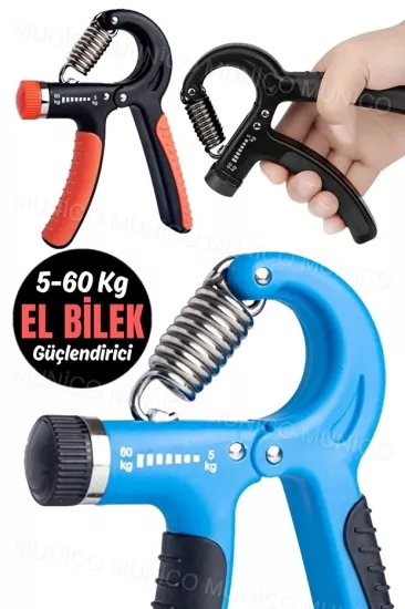 Ayarlı El Bilek Güçlendirici | Direnç Ayarlı El Yayı Egzersiz Aleti | İKONYA Plus