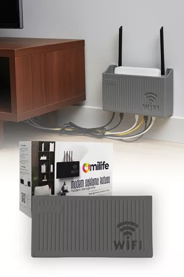 Toptan Duvara Asılabilir Modem ve Wi-Fi Saklama Kutusu | İKONYA Plus