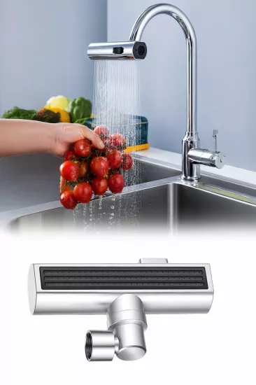 Toptan Fonksiyonlu Krom Musluk Başlığı | Banyo ve Lavaboya Uyumlu | İKONYA Plus