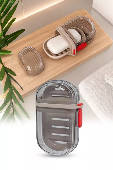Toptan Şeffaf Kutulu Plastik Sabunluk | Hijyenik Banyo Sabun Kabı | İKONYA Plus